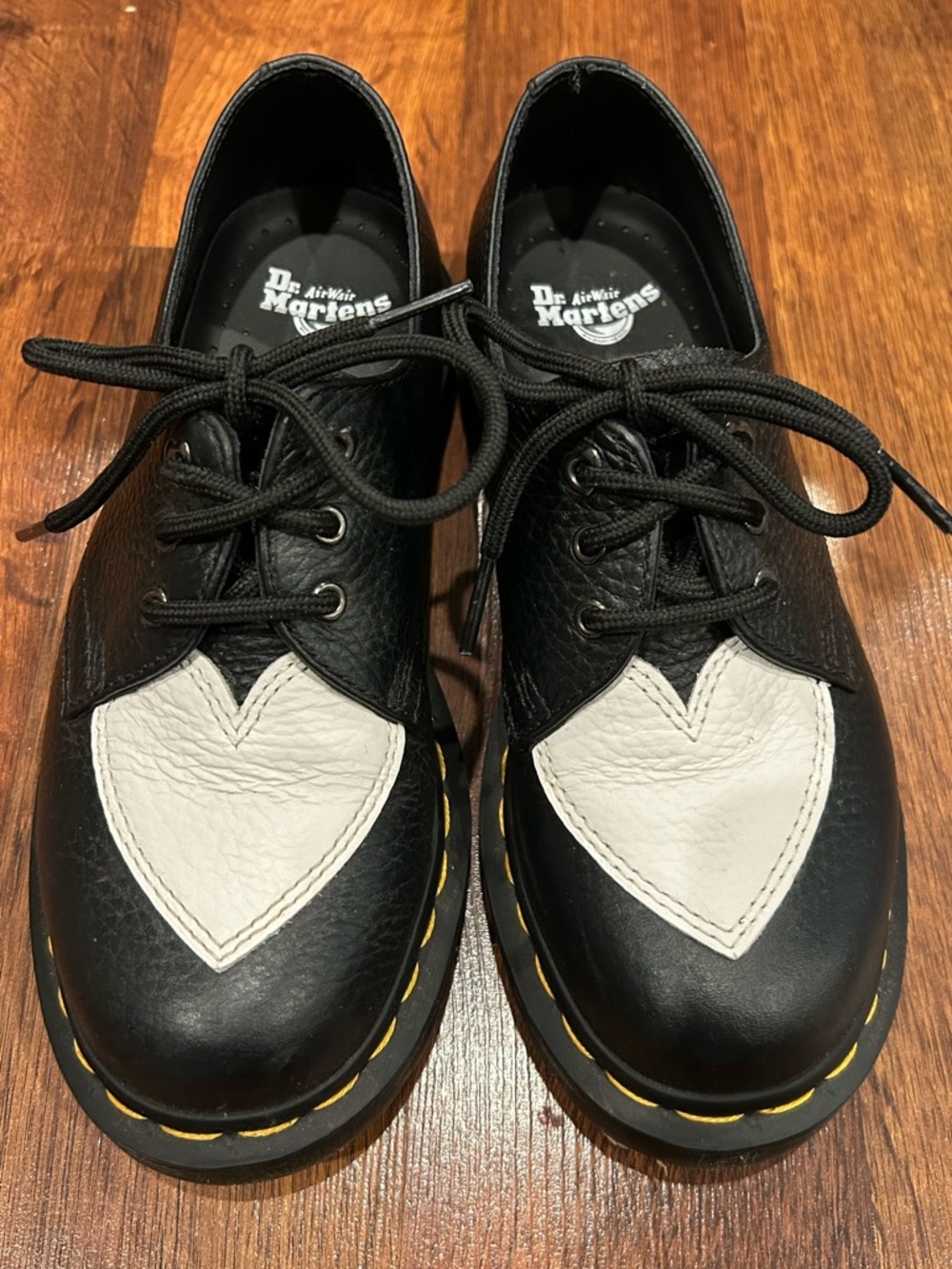 Dr. Martens 1461 Amore Heart Leather Oxford Flat Shoes Women’s Size 5 EUR 36